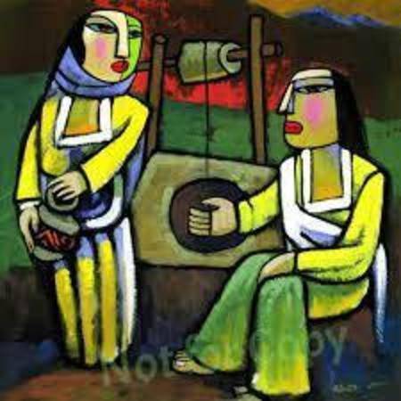 Samaritan Woman at the Well by artist He Qi